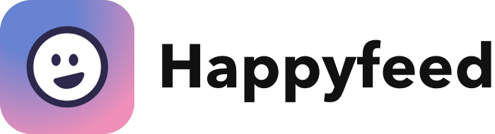 Happyfeed app logo with title